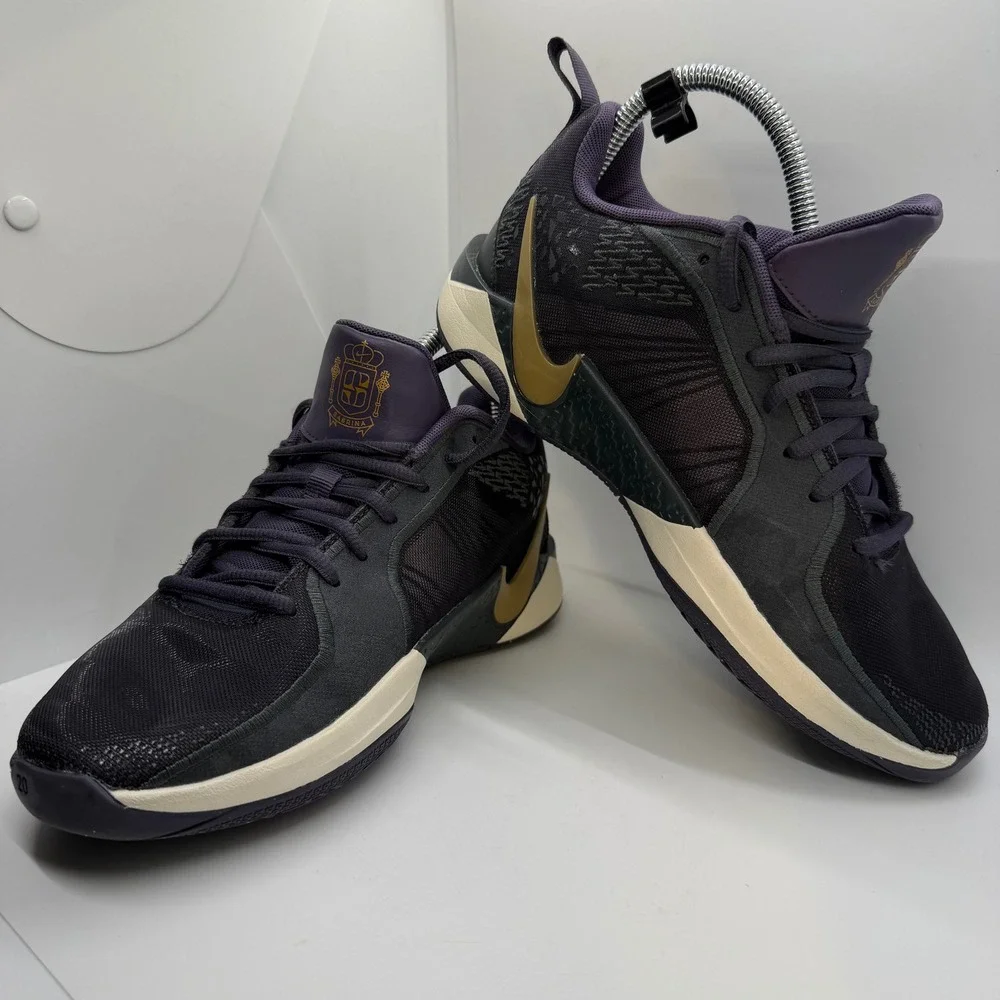 Nike Sabrina Ionescu Basketball Shoes‎ Size 5.5Y Youth Purple Gold FZ7302 500
